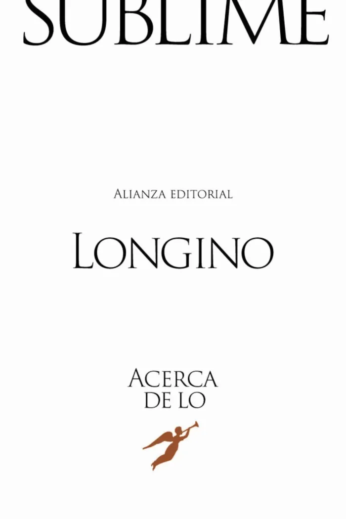 Acerca de lo Sublime
