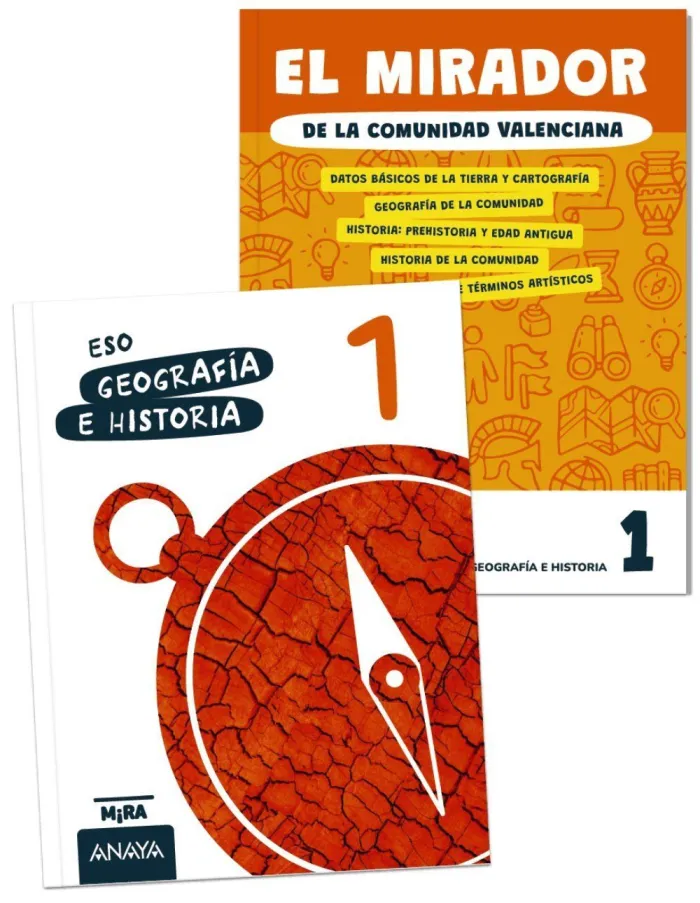 Geografía e Historia 1 + el Mirador de la Comunidad Valenciana