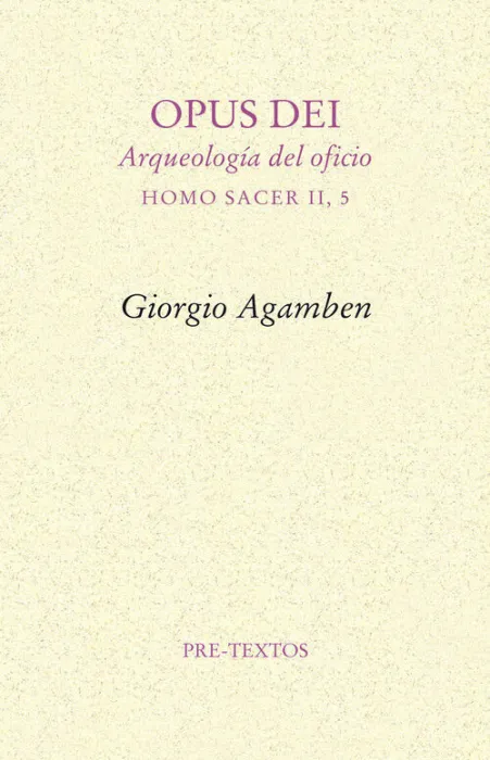 Opus Dei Arqueologia del Oficio