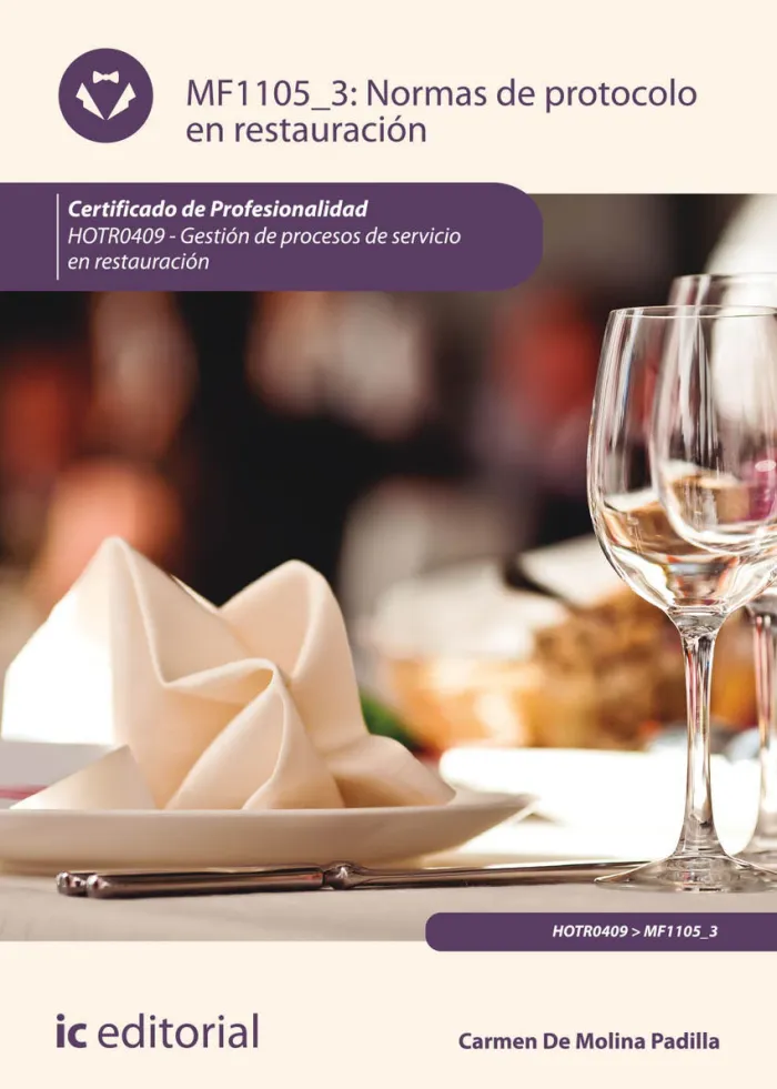Normas de Protocolo en Restauración. Hotr0409 - Gestión de Proces