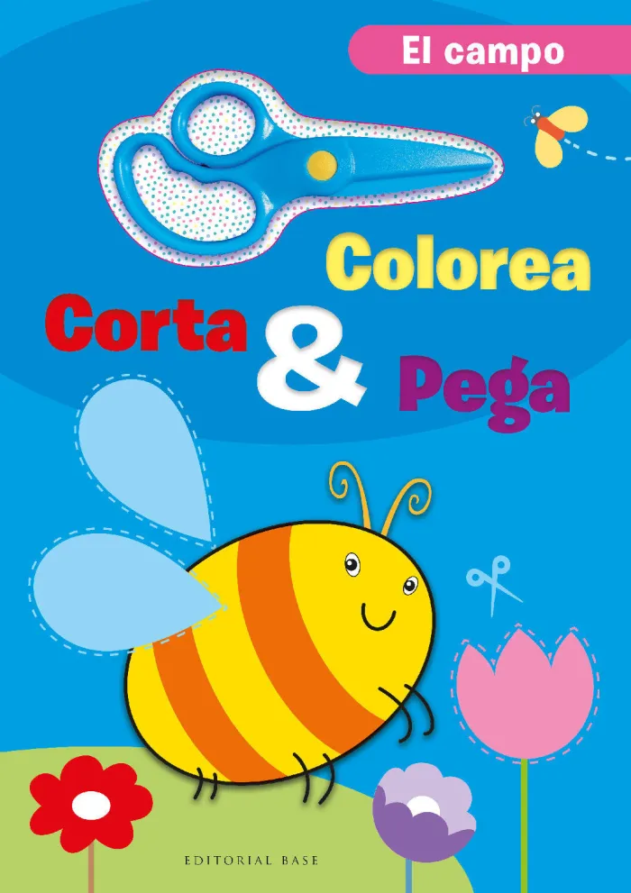 Colorea, Corta y Pega. En el Campo