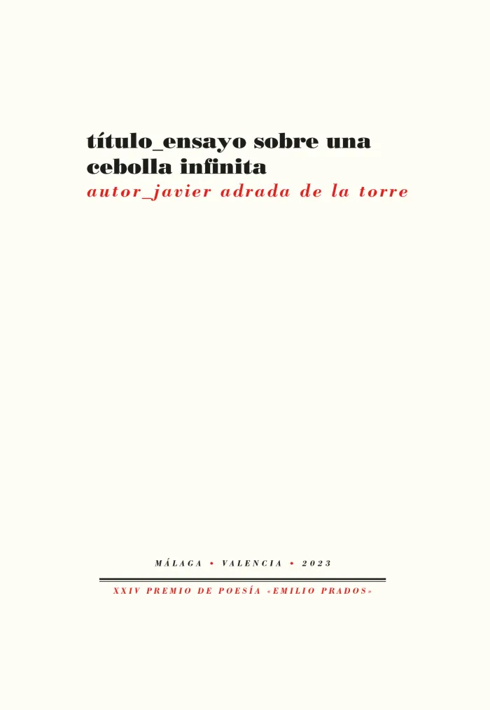Ensayo Sobre una Cebolla Infinita