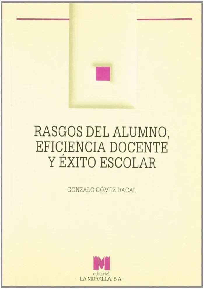 Rasgos del Alumno Eficiencia Docente Éxito Escolar