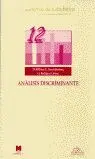 Ananlisis Discriminante Ce-12