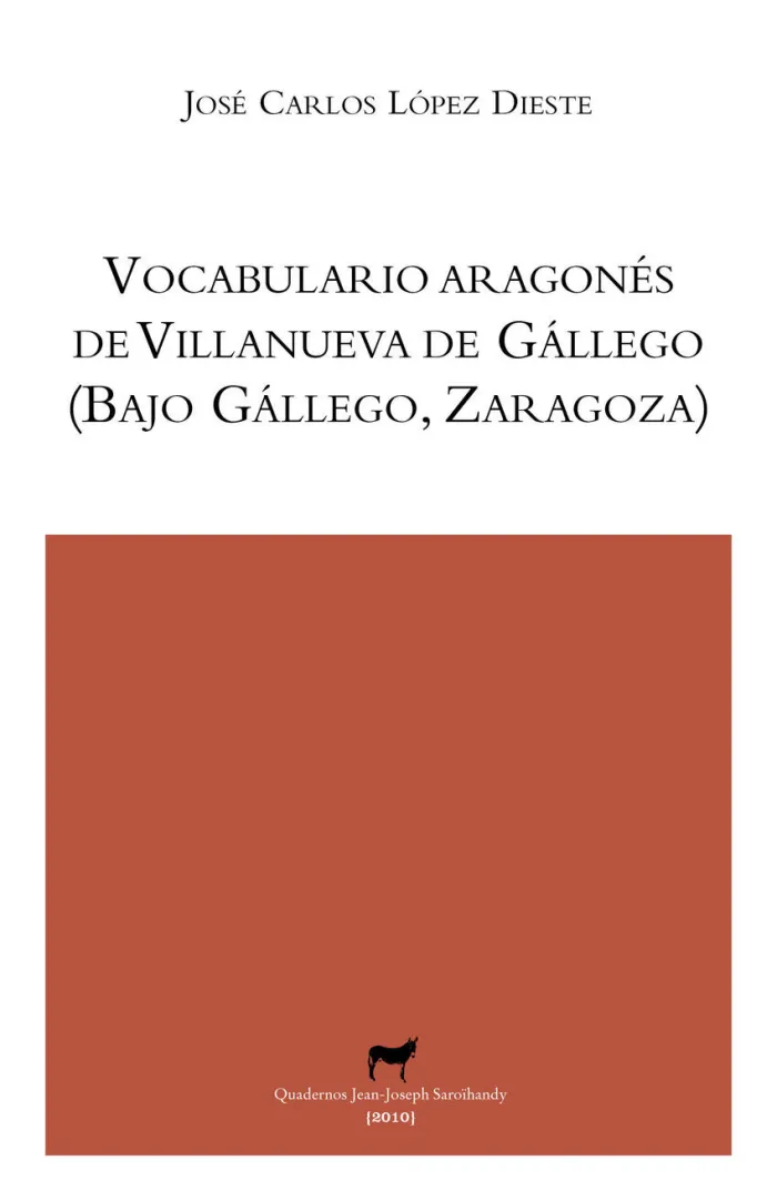 Vocabulario Aragonés de Villanueva de Gállego (Bajo Gállego, Zara