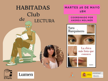 El club de lectura HABITADAS  nos trae para el mes de mayo 