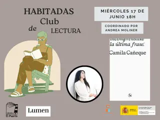 El CLUB DE LECTURA HABITADAS aterriza en junio...