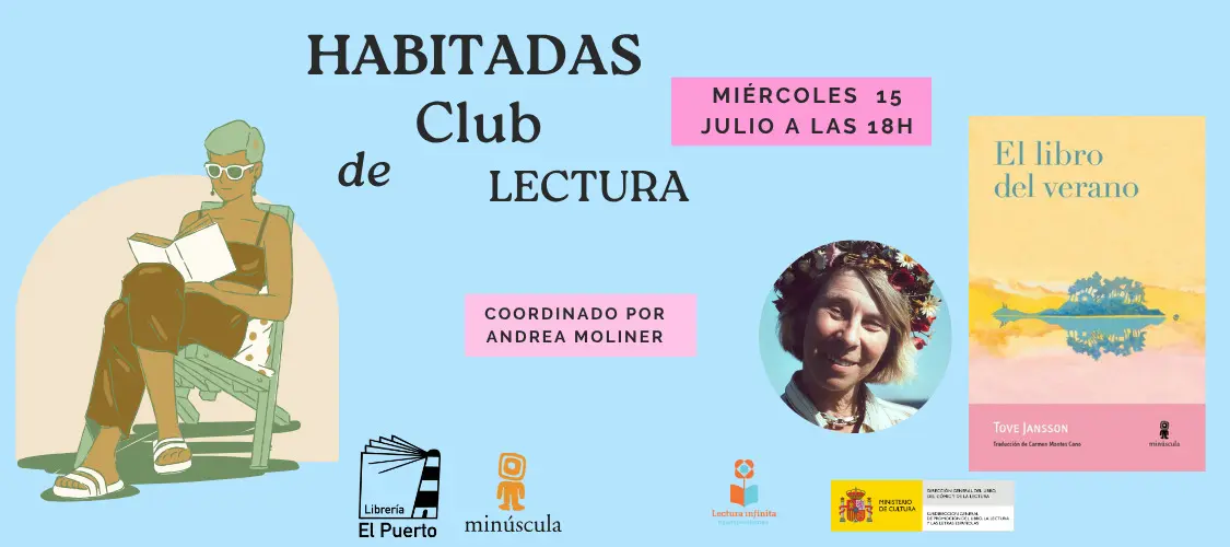 CLUB DE LECTURA  HABITADAS DEL MES DE JULIO.  